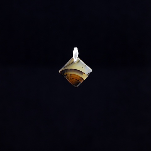 Montana Agate Natural Stone Pendant