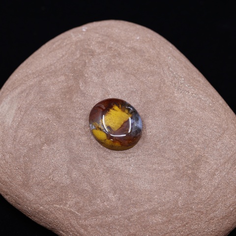 Mexican Moss Agate Oval Cabochon