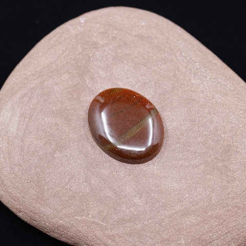 Banded Goldstone Oval Cabochon
