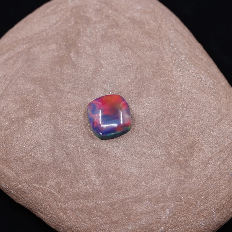 Aurora Opal Cushion Cut Cabochon