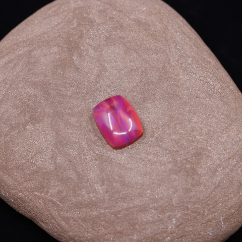 Aurora Opal Cushion Cut Cabochon