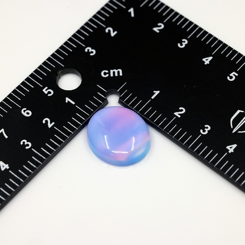 Aurora Opal Sky Blue Oval Cabochon