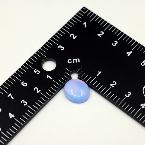 Aurora Opal Sky Blue Oval Cabochon