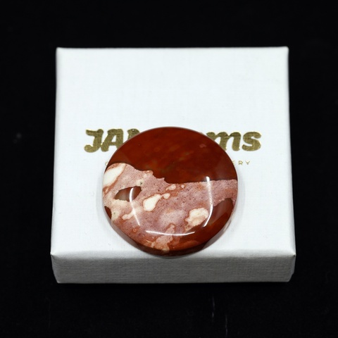 Red Mookaite Large Round Cabochon