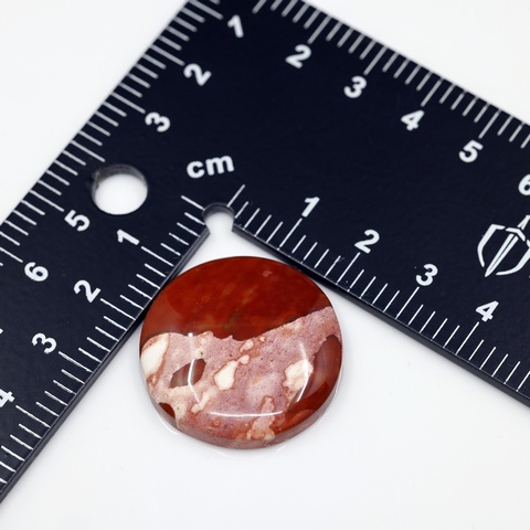 Red Mookaite Large Round Cabochon