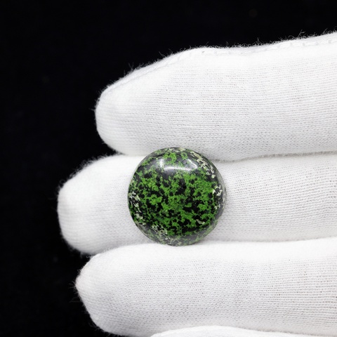 Green Dragon Round Cabochon