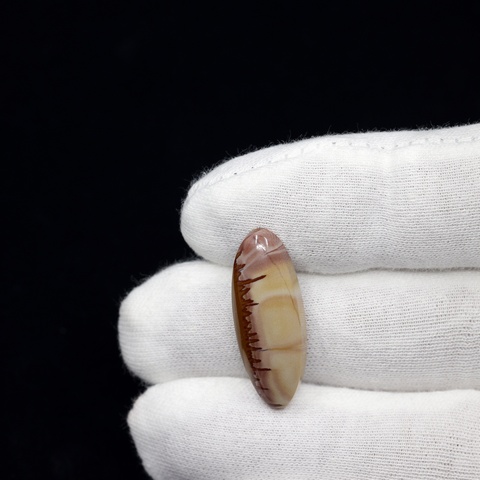 Red Falcon Jasper Long Oval Cabochon
