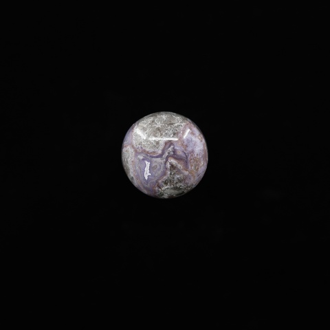 Mojave Lavender Lace Agate Round Cabochon